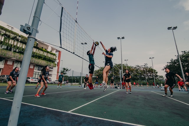 Volleyball tournament during Sport Month at Xiamen University Malaysia