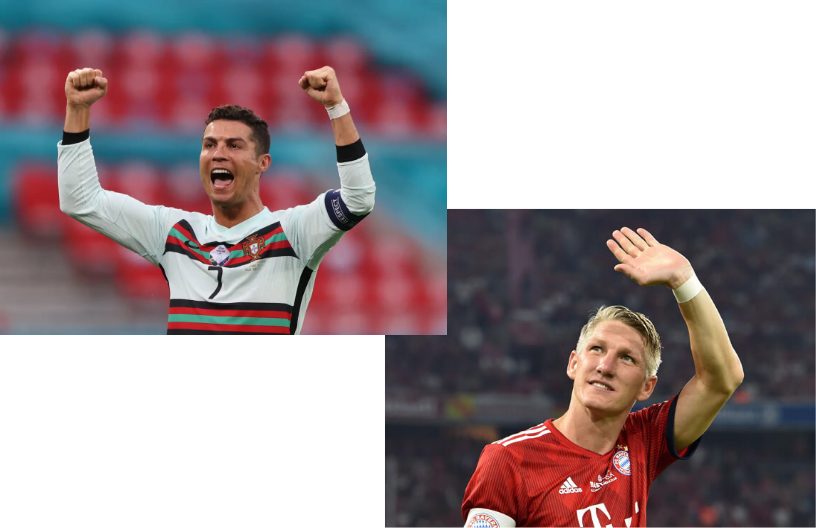 Cristiano Ronaldo y Bastian Schweinsteiger como los dos mejores futbolistas de Europa