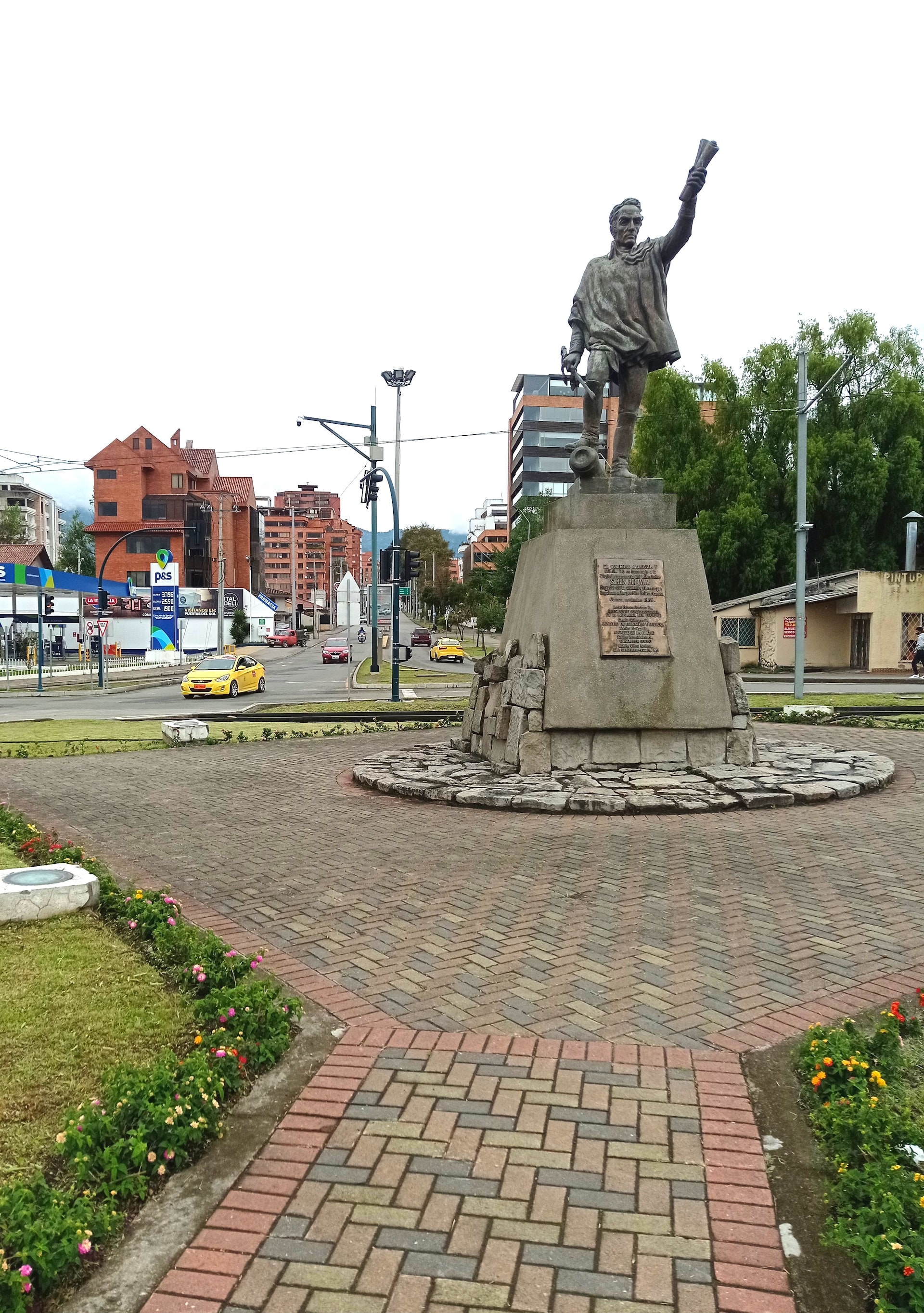 Statue of Simon Bolivar Libertator Of Colombia