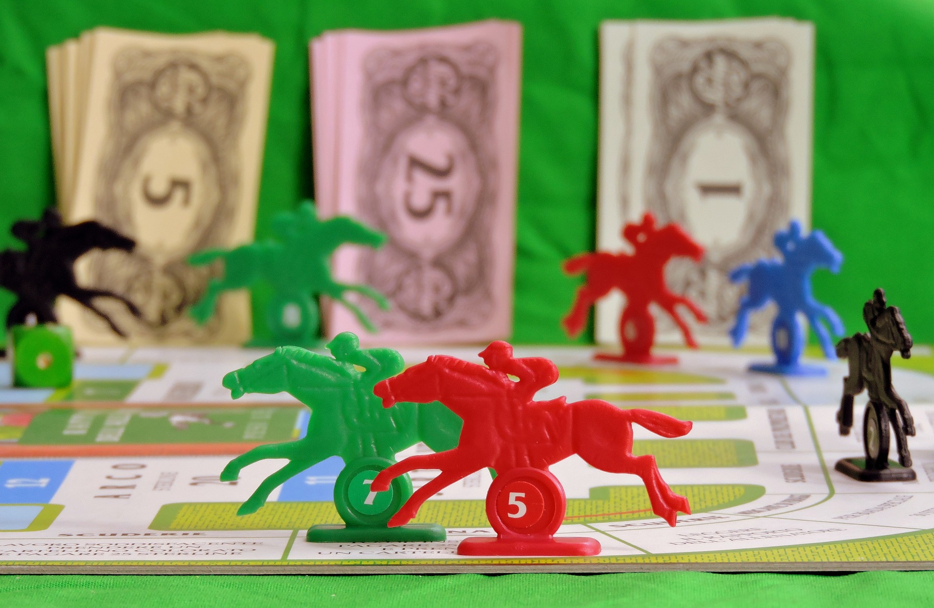 Horse race tabletop game