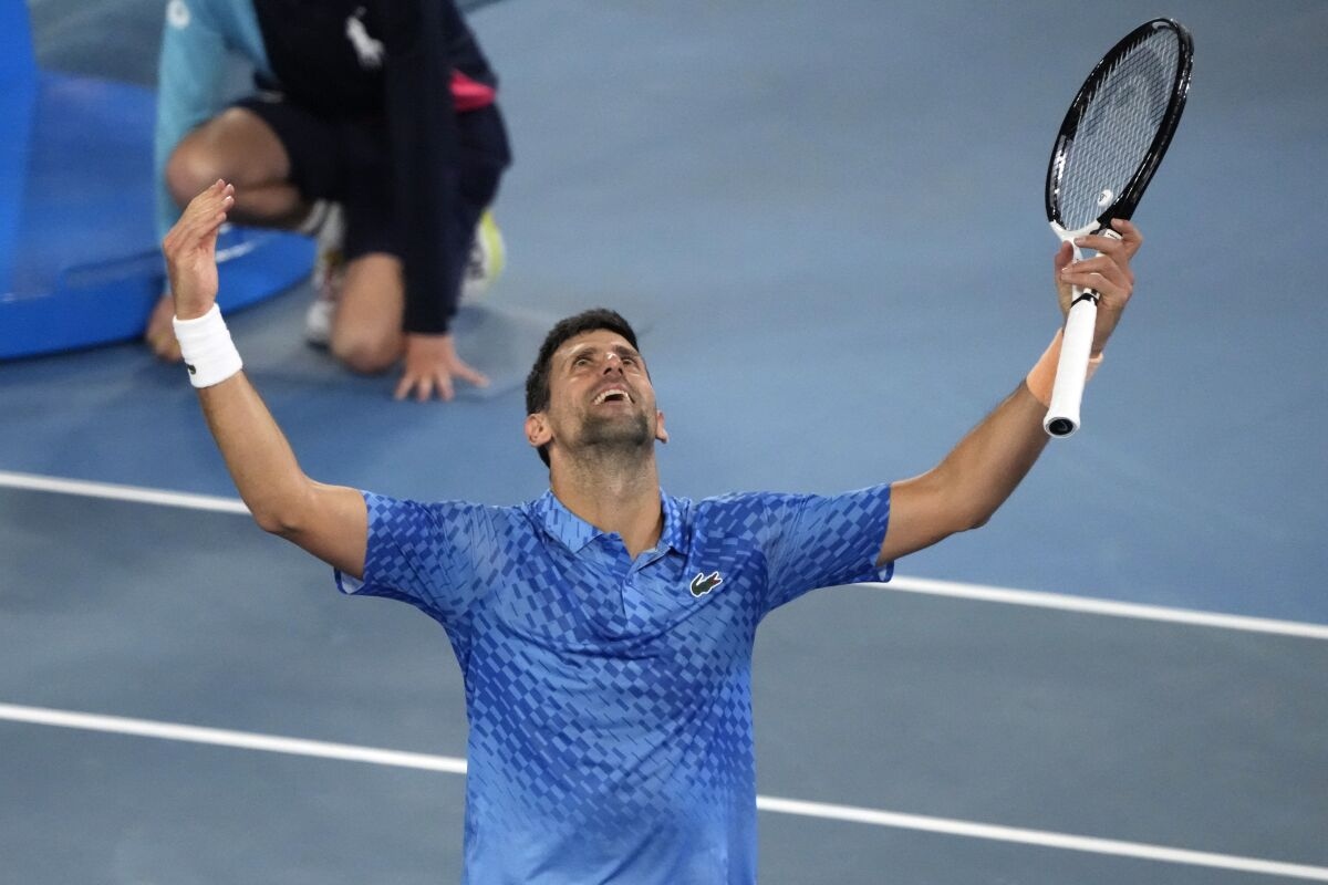 Djokovic Beats Tsitsipas For 10th Australian Open In Melbourne Final