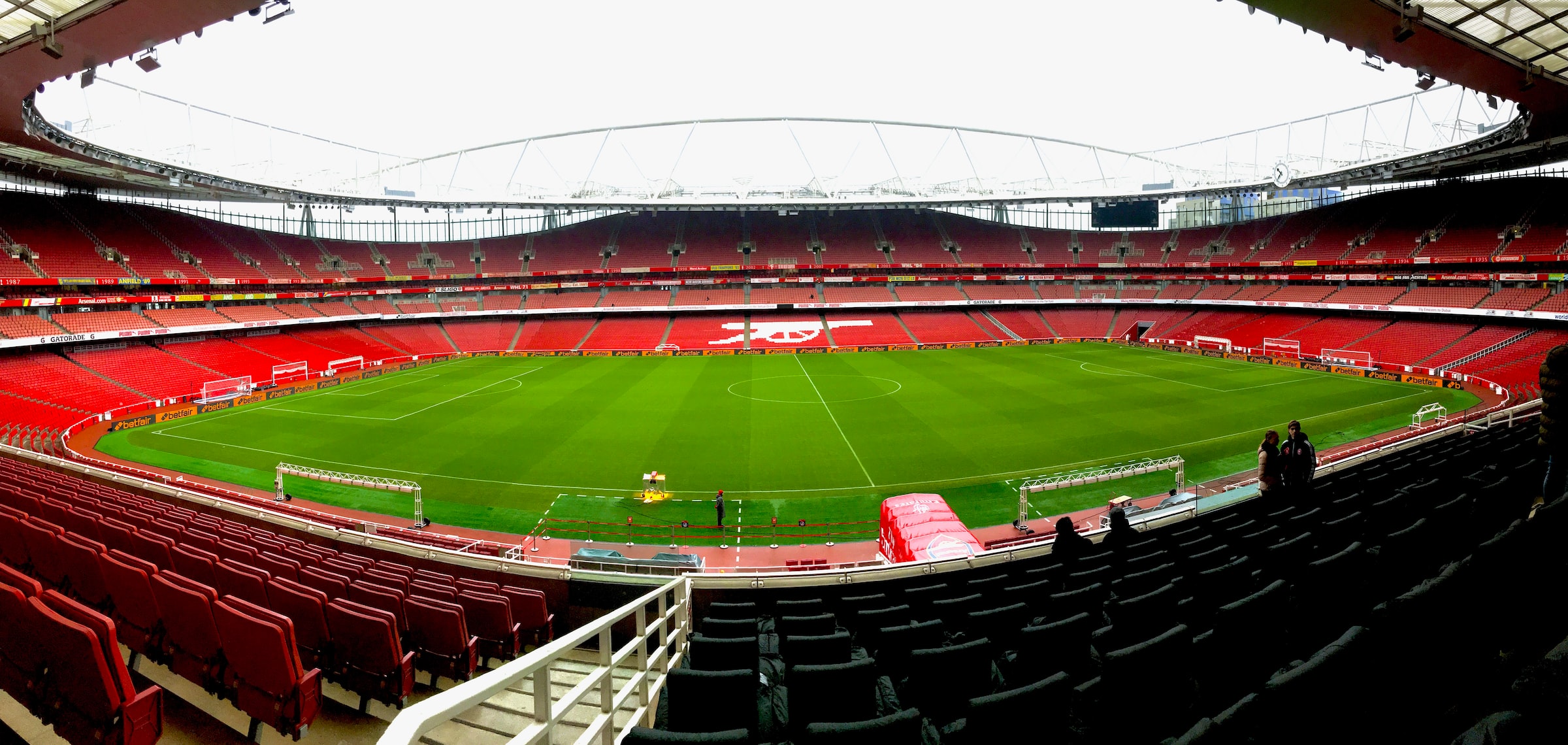 Emirates stadium in London