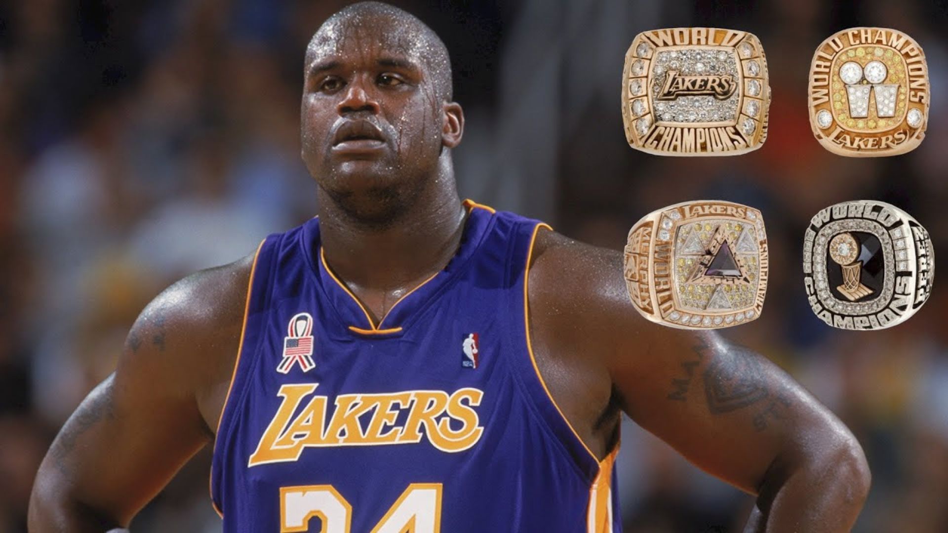 How Many Rings Does Shaquille O'neal Have?