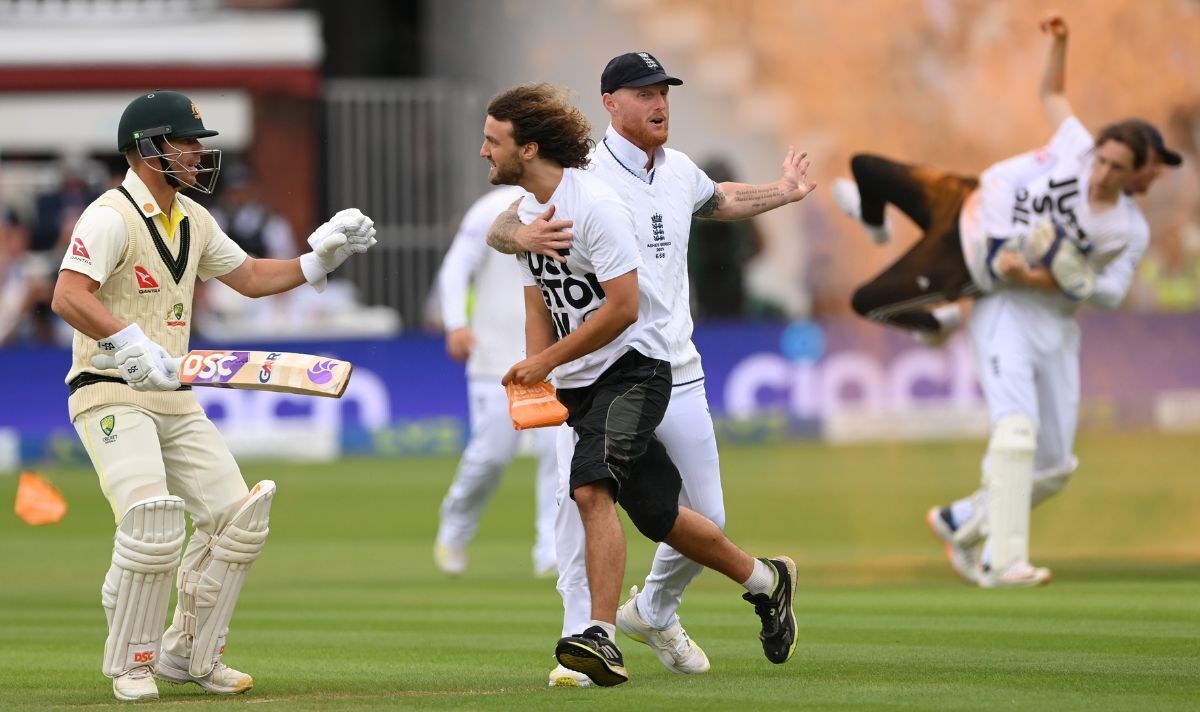 Just Stop Oil Protesters Disrupt Ashes Test At Lord's Cricket Ground
