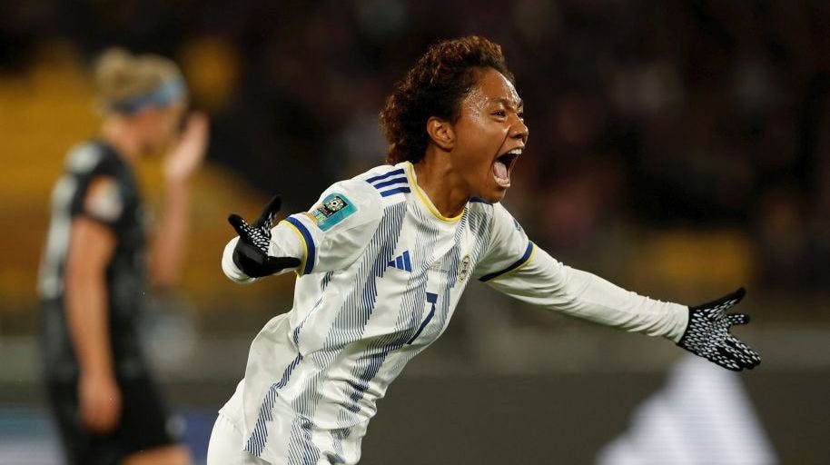 Bolden Scores The Philippines' First Goal At The FIFA World Cup
