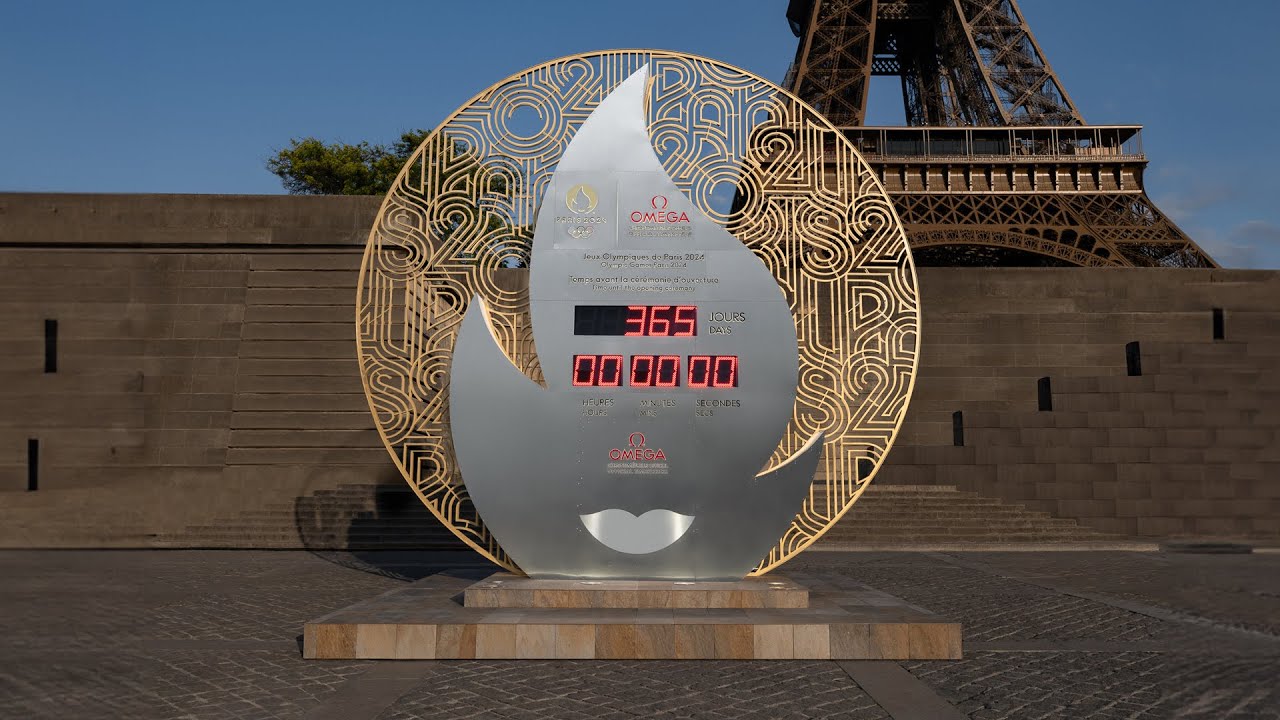 Paris Olympic 2024 countdown clock
